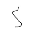 thumbnail image 1 of Heater To Water Pump Heater Hose - Compatible with 1999 - 2003 Ford F-350 Super Duty 7.3L V8 2000 2001 2002, 1 of 2