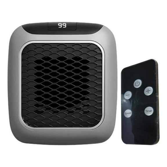 Heater for Home Small Bathroom Heating Fans Wall Mounted PTC Ceramic Electric Heater with Remote