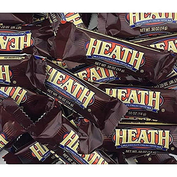 HEATH Milk Chocolate English Toffee Mini Bars, Individually Wrapped, 16 oz
