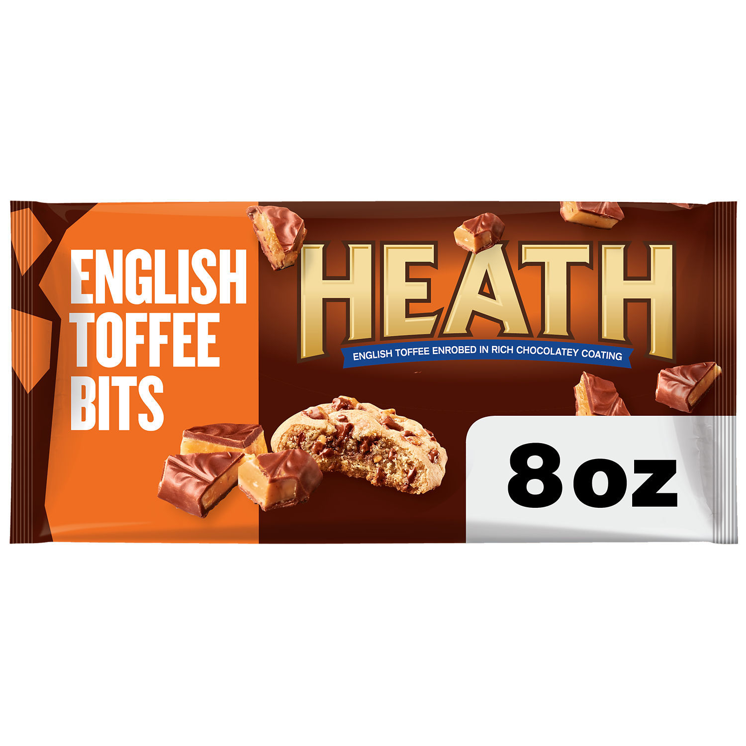 Heath Chocolatey English Toffee Baking Bits, Bag 8 oz - image 1 of 9