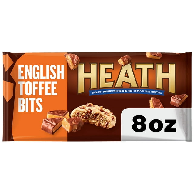 Heath Chocolatey English Toffee Baking Bits, Bag 8 oz