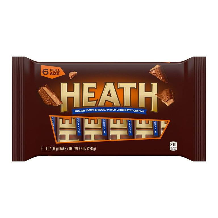 HEATH Milk Chocolate English Toffee Candy Bar, 1.4 oz