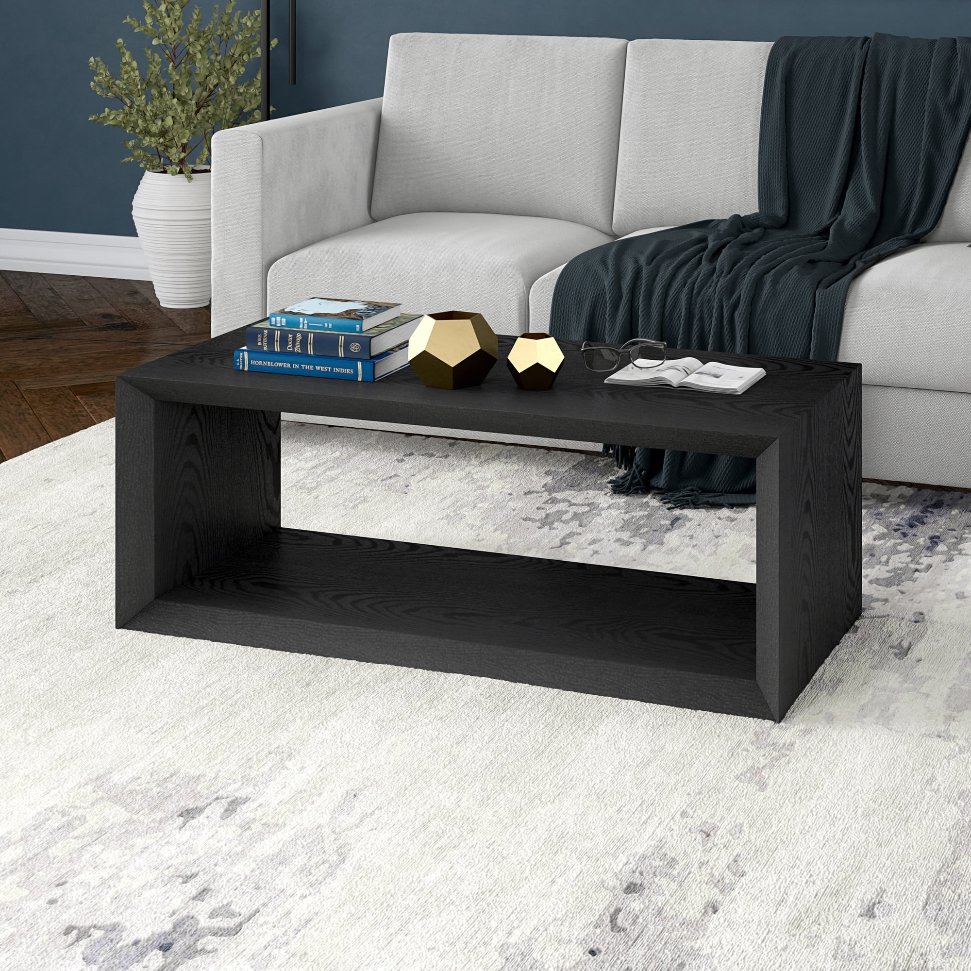 Free Shipping! Evelyn&Zoe Osmond 48" Wide Rectangular Coffee Table in ...