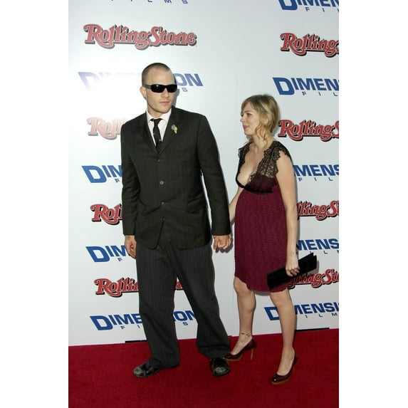 Heath Ledger, Michelle Williams (Wearing Christian Louboutin Shoes) At Arrivals For The Brothers Grimm Premiere, Dga