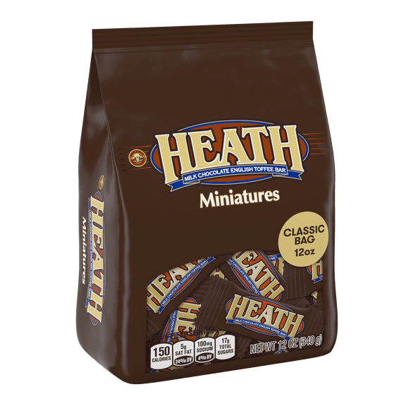 Heath Miniatures Toffee Bar, 12 oz.