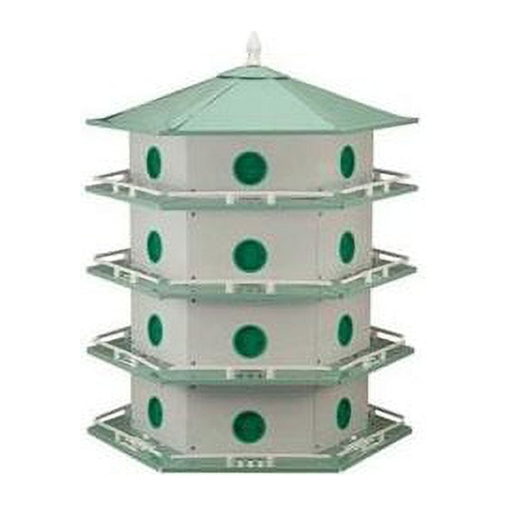 Heath Outdoor Products AH-24D Deluxe Aluminum Purple Martin House - 24 Room