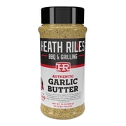 Heath Riles BBQ Rub - Garlic Butter Seasoning, Champion Pitmaster Recipe, Legendary Rubs For Smoking & Grilling, 70+ BBQ Championships, 10 oz.