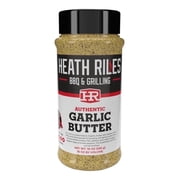 Heath Riles BBQ Rub - Garlic Butter Seasoning, Champion Pitmaster Recipe, Legendary Rubs For Smoking & Grilling, 70+ BBQ Championships, 10 oz.