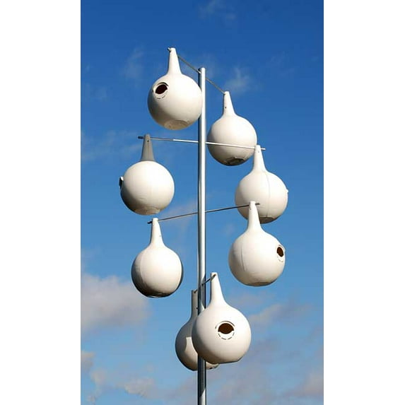 Heath Telescoping Gourd Pole Kit for 8 Gourds, Double Spiral