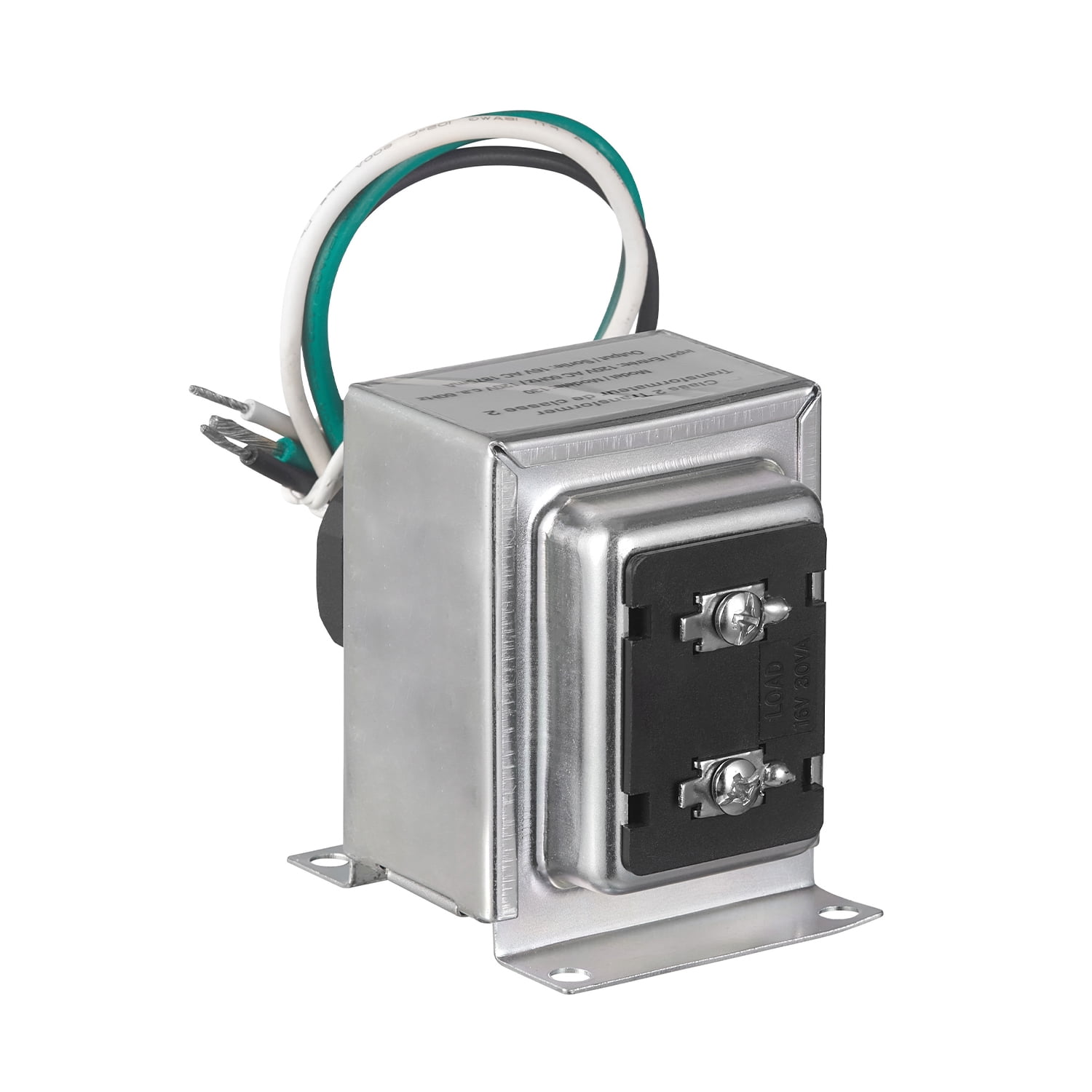 Heath Zenith 16VAC/30VA Lock Nut Wired Transformer Compatible with