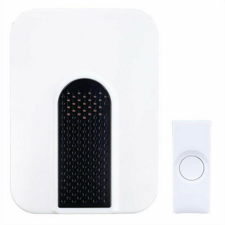 Heath Zenith White Plastic Wireless Door Chime Kit Heath Zenith White Plastic Wireless Door Chime Kit