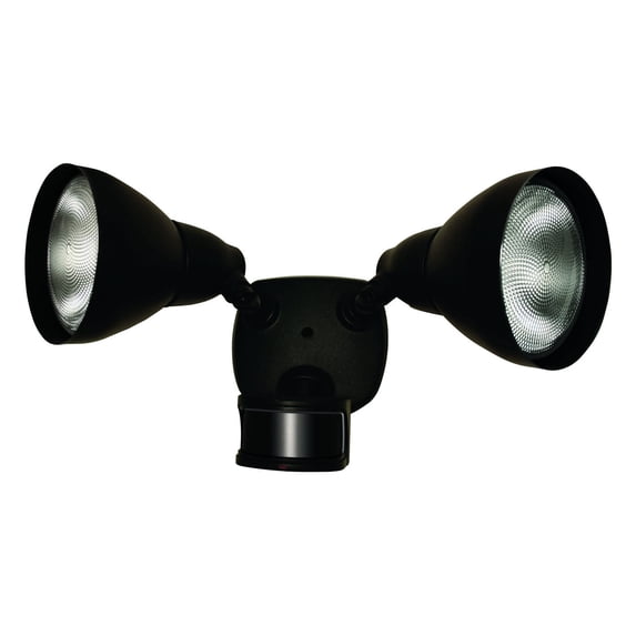 Heath/Zenith HZ-5718-BK 270 Degree Motion-Sensing Security Light w/ Bulb Shields
