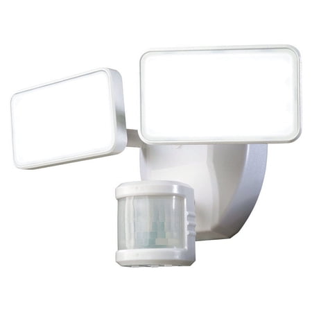 Heath Zenith HZ-5868 2 Light 10-25/32" Wide Integrated Led Outdoor Dual Head Flood Light