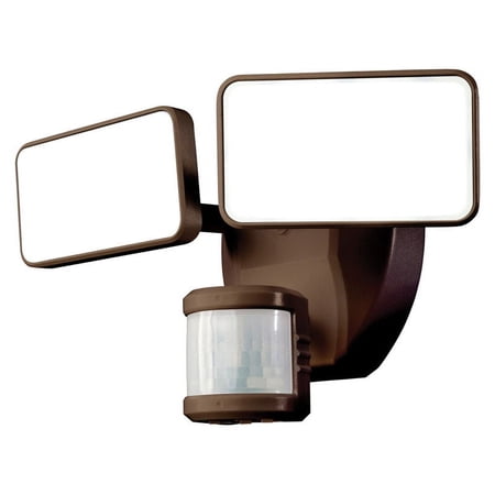 Heath Zenith HZ-5868 2 Light 10-25/32" Wide Integrated Led Outdoor Dual Head Flood Light