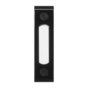 Heath Zenith Heath Zenith Black Metal Wired Lighted Push Doorbell Button