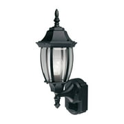 Heath Zenith Motion-Sensing Hardwired LED Black Coach Light