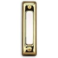 thumbnail image 1 of Heath Zenith Polished Brass Plastic Wired Pushbutton Doorbell, 1 of 1