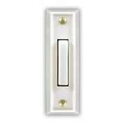 3993615,DOOR BELL PUSHBUTTONS,WIRED - SURFACE MOUNT ,PLASTIC - LIGHTED - 0.875"W X 0.75"D X 2.875"H,,Finish=White
