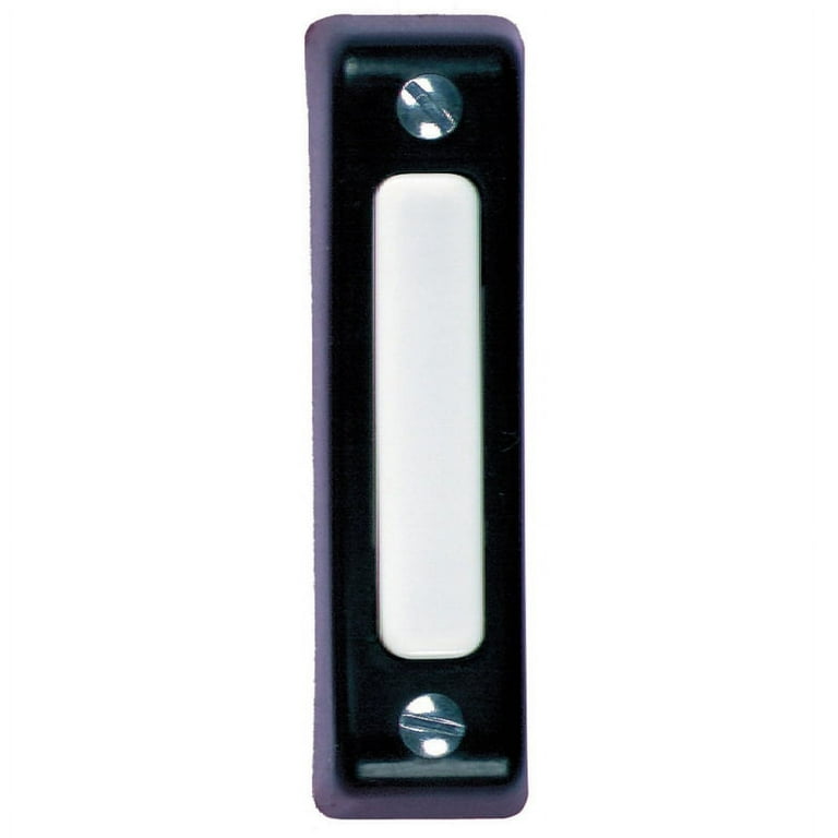 Heath Zenith Plastic Wired Pushbutton Doorbell Heath Zenith Plastic Wired Pushbutton Doorbell