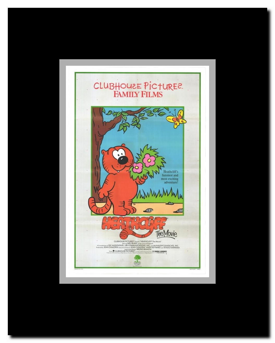 Heathcliff: The Movie Framed Movie Poster
