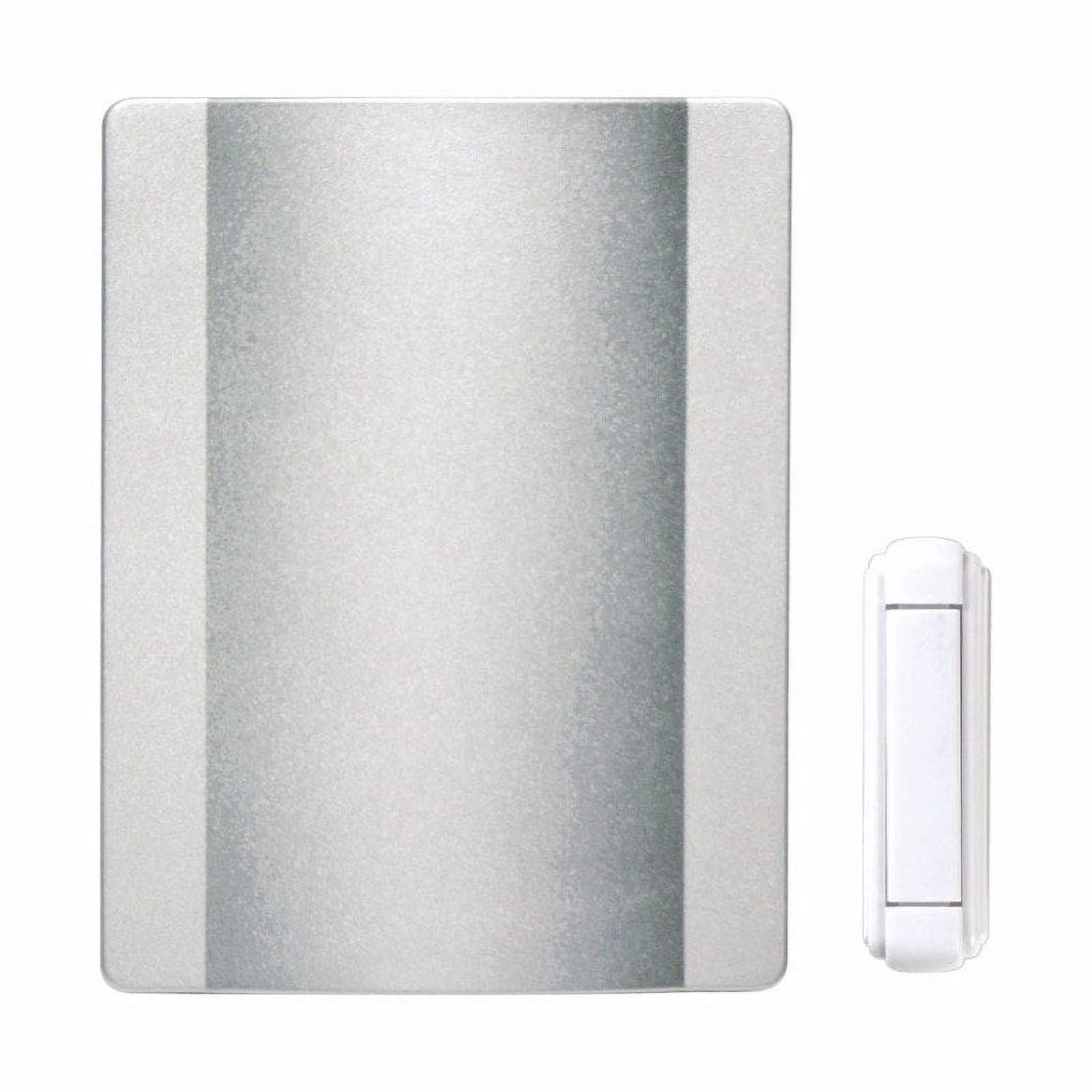 Heathco SL745102 Satin Nickel Finish Wireless Doorbell Kit