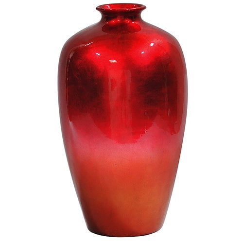 Heather Ann Creations Solid Red Bud Water Jar Vase