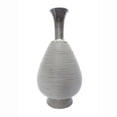 thumbnail image 1 of Heather Ann Creations W70184 24 in. Clayton Spun Bamboo Vase, Gray, 1 of 2