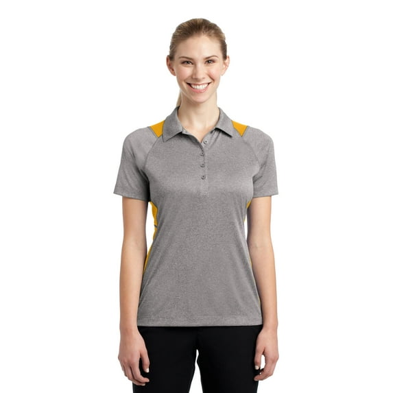 Heather Colorblock Contender Polo