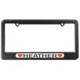 thumbnail image 1 of Heather Love with Hearts License Plate Frame, 1 of 1