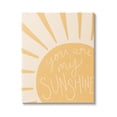 thumbnail image 1 of Stupell Industries You Are My Sunshine Simplistic Sun Beam Rays ,16 x 20, Design by Heather McLaughlin, 1 of 5