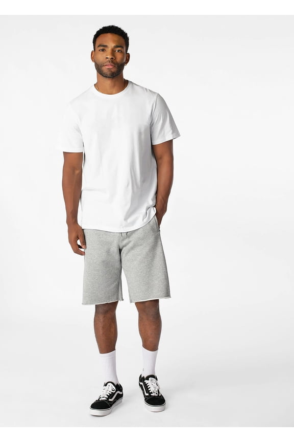 Heather | Mens Raw Edge Short