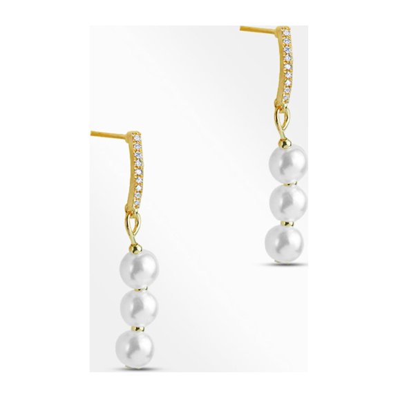 Heather Pearl Drop Earrings