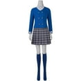 thumbnail image 1 of Heather Veronica Sawyer Chandler Uniform Women's Heather Musical Outfits Blue Jacket Skirt Uniform Suit, 1 of 7