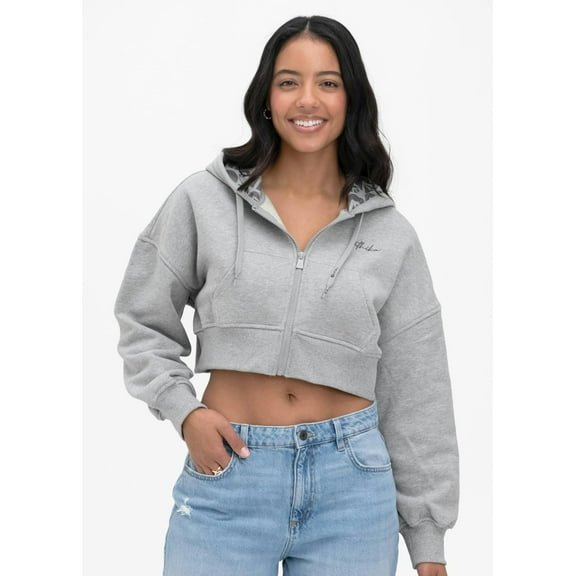 Heather | Womens Crop Hoodie