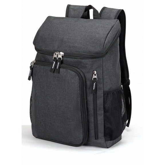 Heather backpack Casual College High School Student Bookbag zipper top Laptop Book Bag Travel Computer Tablet Daypack Charcoal