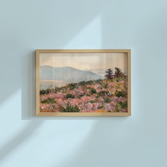 Heather in Bloom Horizontal Art Print