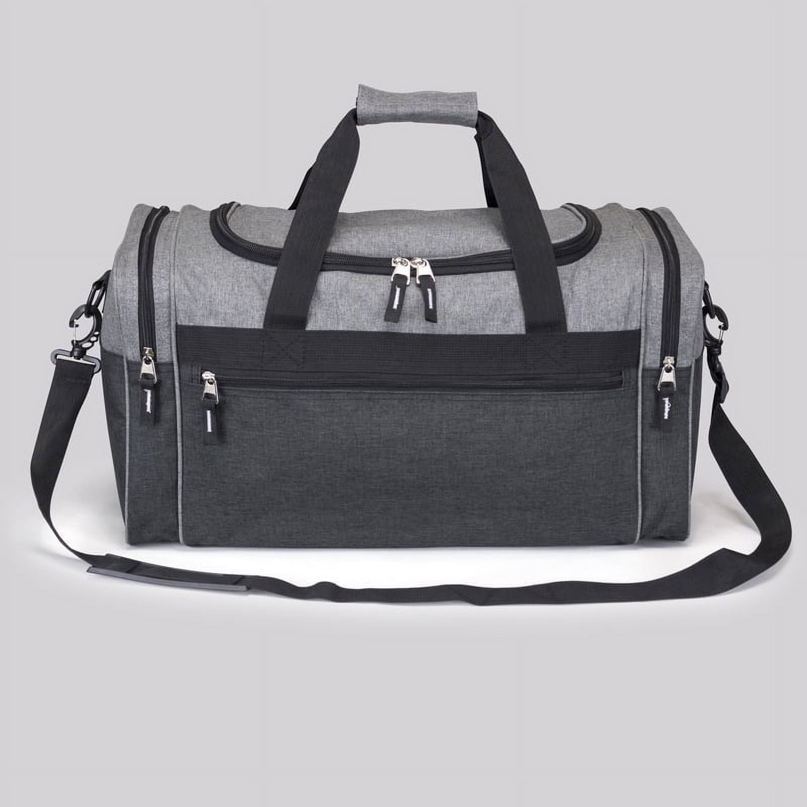 Heathered Carryall Duffel Bag Travel Gym Bag