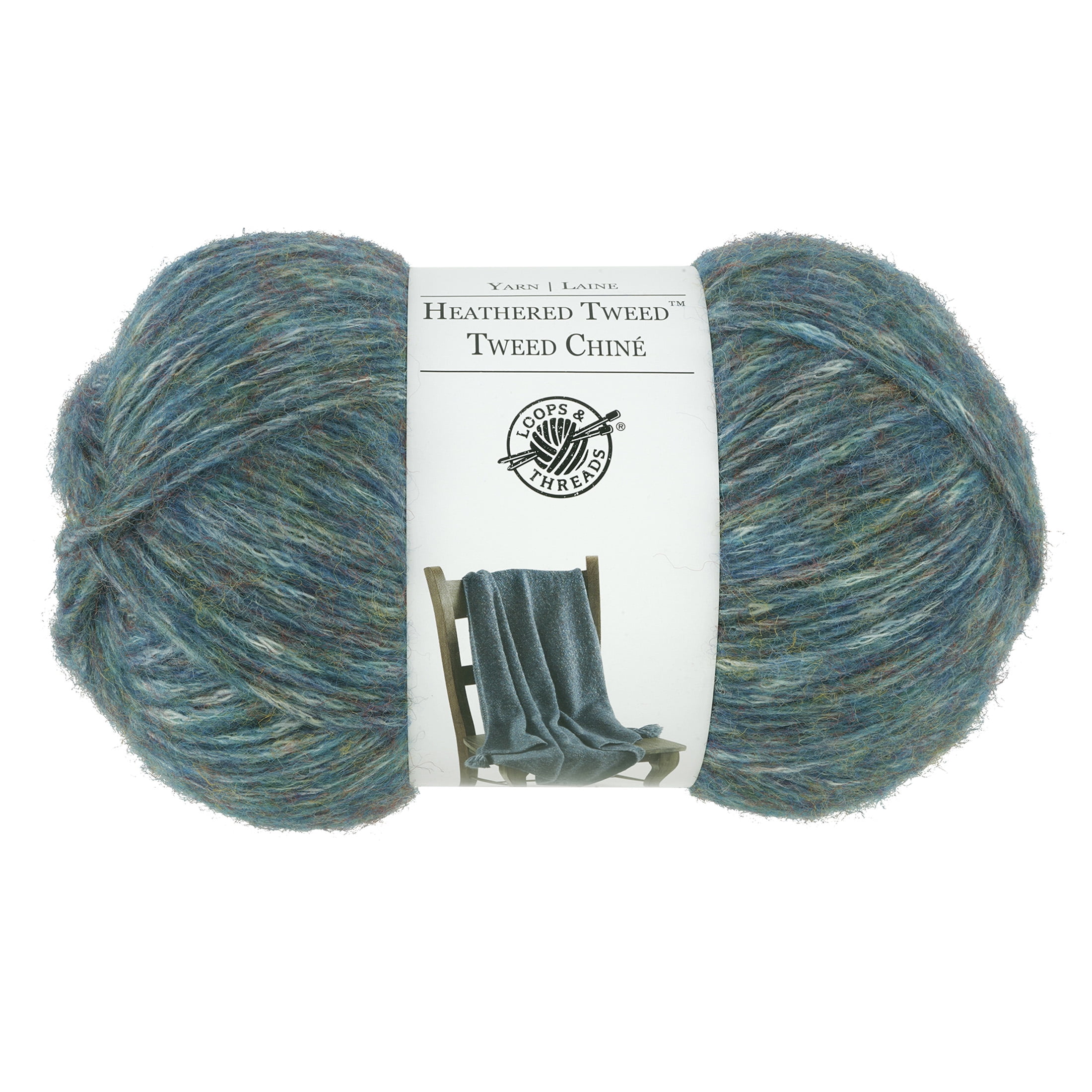 Y.A.R.N ニットハット　y.a.r.n Heathered Tweed Yarn by Loops & Threads - Yarn for Knitting
