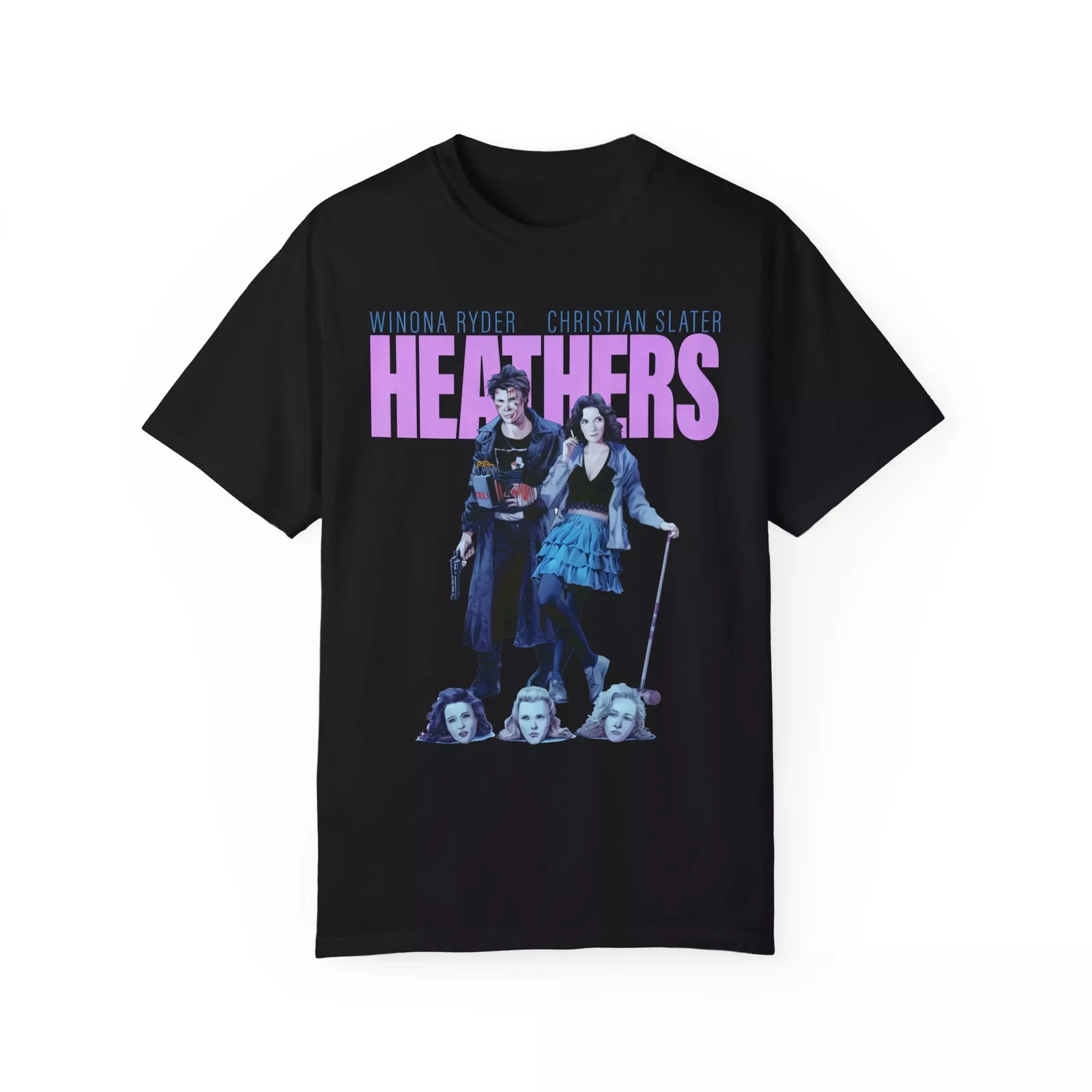 Heathers TShirt Classic 80S Film Featuring Christian Slater And
