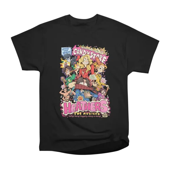 Heathers poster T-Shirt Tee Gift For Him Merch For Her Apparel For Friend
