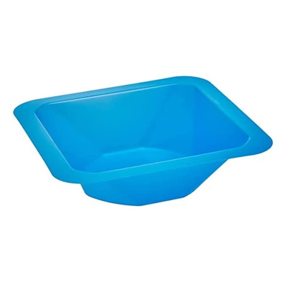 Heathrow Scientific HS1421B Standard Weighing Boat, Polystyrene, Medium, 85 mm L x 85 mm W x 24 mm D, Blue (Pack of 500)