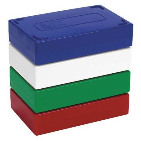 Heathrow Scientific Microscope Slide Box,25 Slots,White HS15989E
