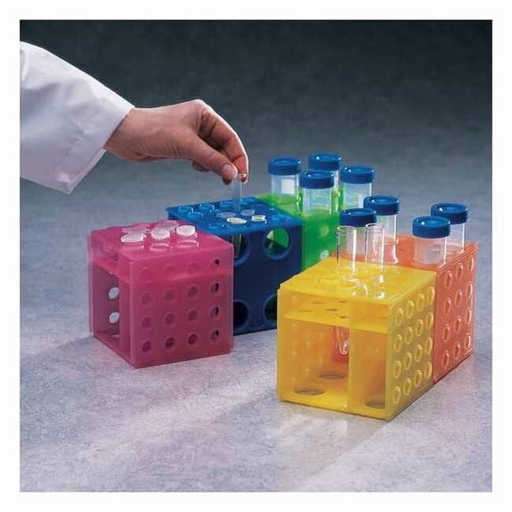 Heathrow Scientific RACKS CUBE PP ASSORTED,PK5 HS29050A/HEA29050A