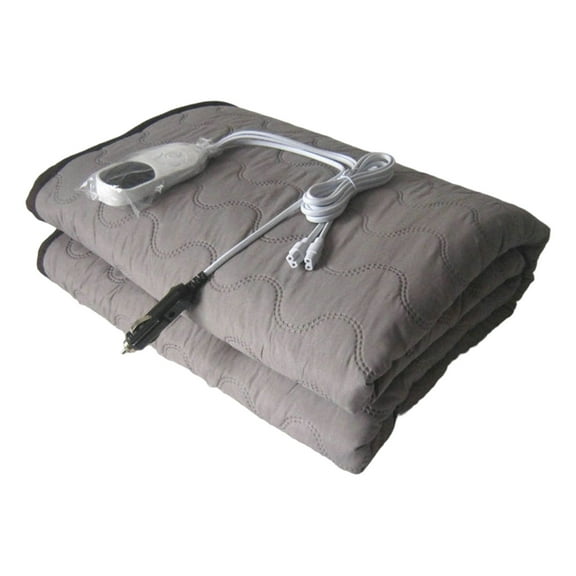 Heating Blanket for Outdoor Comfort 24V Portable Warmer with Travel Timer Function In-Cabin Vehicle Heating Throw Safe Automatic Shutoff and Travel Ready Plug-In Design