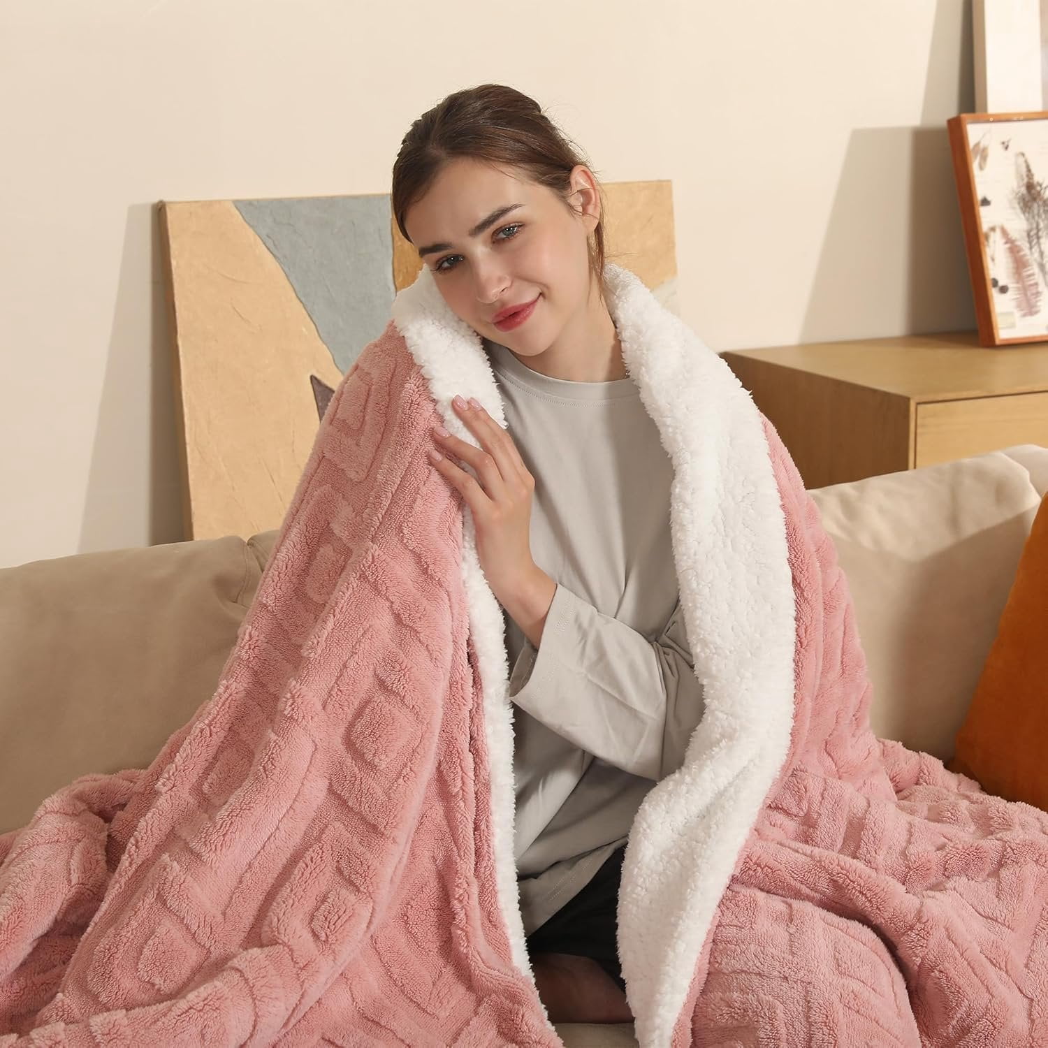 Heating Blanket Size Extra-Thick and Warm Electric Blanket with 10 Hour ...