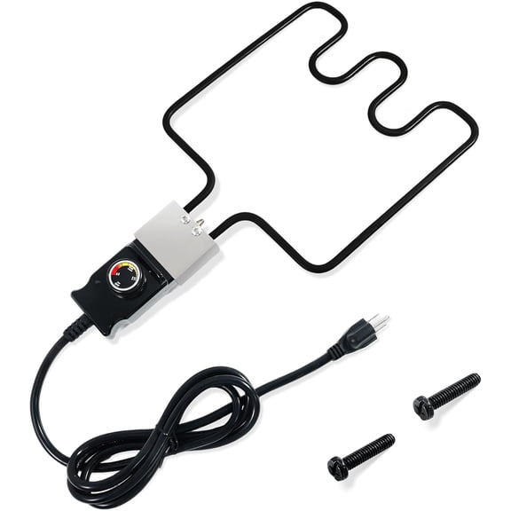Heating Element Compatible with Masterbuilt Electric Smoker and Grill,Adjustable Thermostat Cord Controller Replacement,Masterbuilt Smoker Parts for Smokers & Turkey Fryers,1500Watt$$Garden & Patio