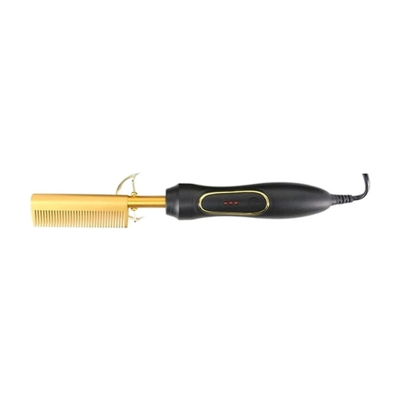 Heating Hot Comb Professional Hair Straightener For Wigs Heated Comb Electric Hair Styling Comb Curler For Women ,Efficient Stain Removal