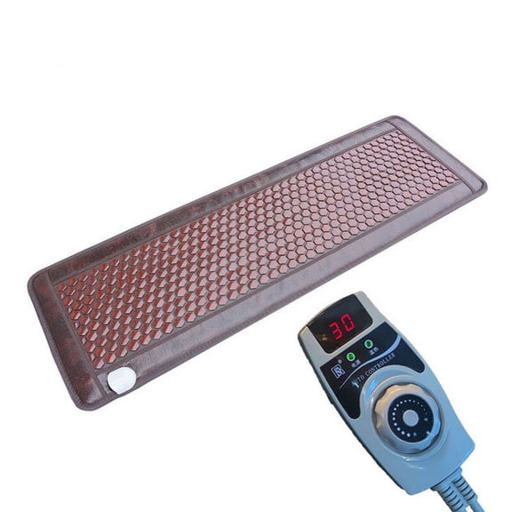 Heating Jade Germanium Stone Massage Mat Electric Heated Tourmaline Massage Mattress Natural Jade Hot Compression Cushion Pad
