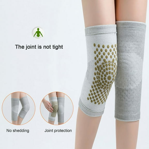 Heating Knee Pads under $5! Cagogo Self Heating Knee Pads, Magnetic Therapy Knee Brace, Infrared Heat Knee Support, Outdoor Sports Knee Protector, Pain Relief Knee Wrap for Joints