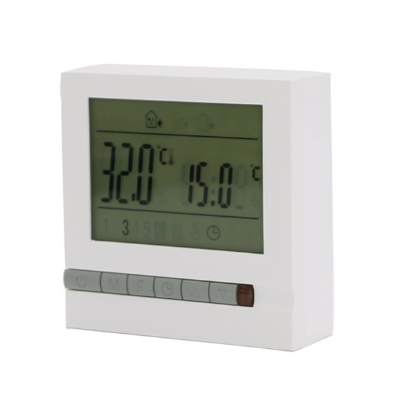 Heating ME83 Gas Boiler Thermostat, 3A LCD Digital Programmable Temperature Controller, Temp Control Thermostat ,Easy to Install